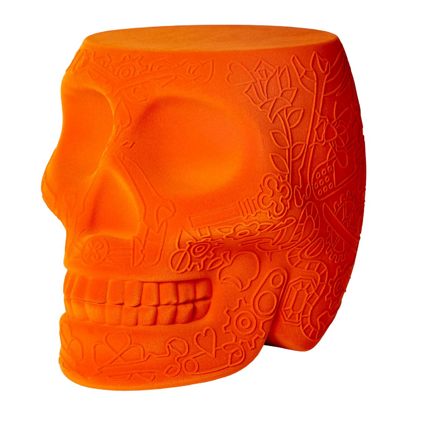 Skull-Shaped Stool Side Table | Qeeboo Mexico | Italianfurniture.com