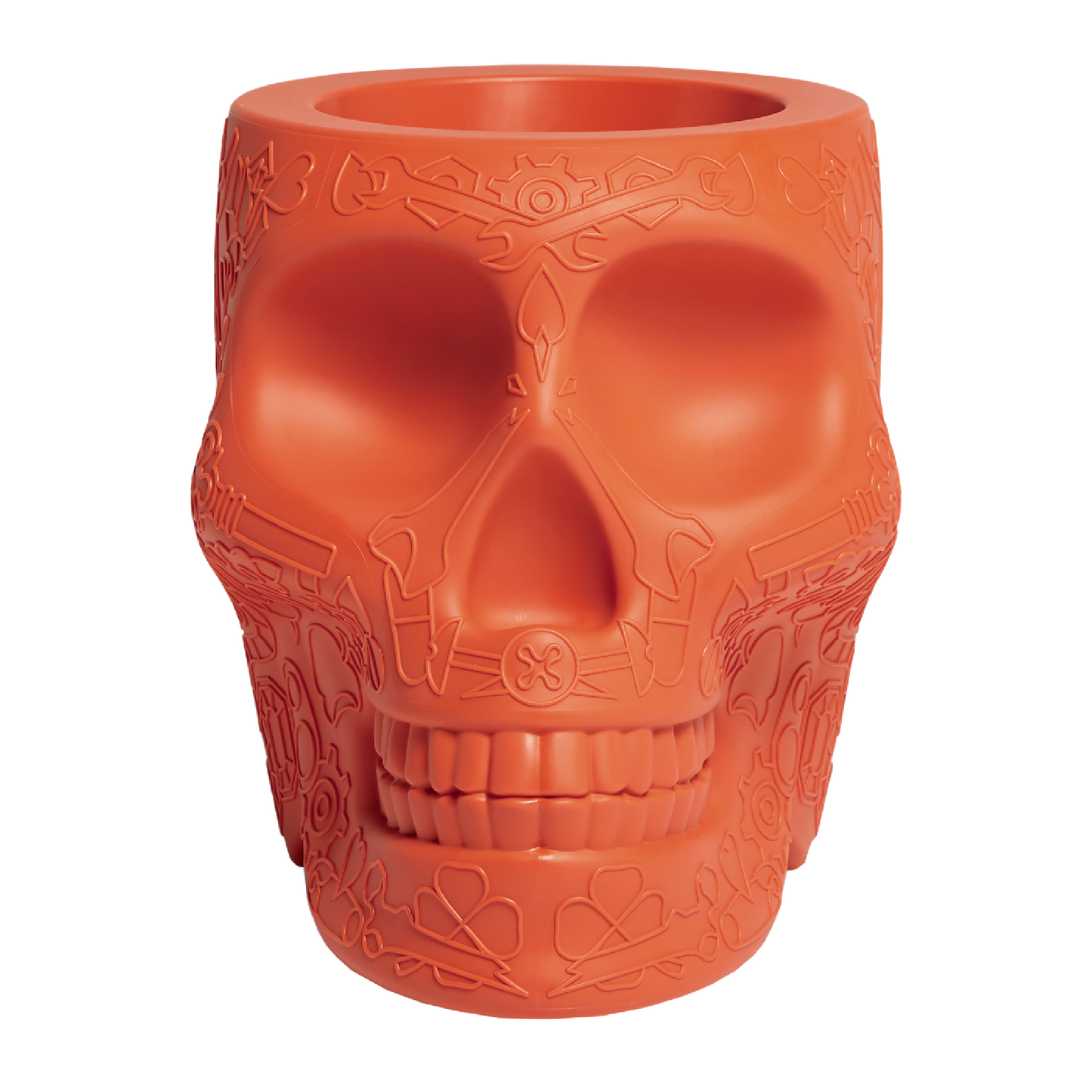 Skull-Shaped Planter Champagne Cooler | Qeeboo Mexico | Italianfurniture.com