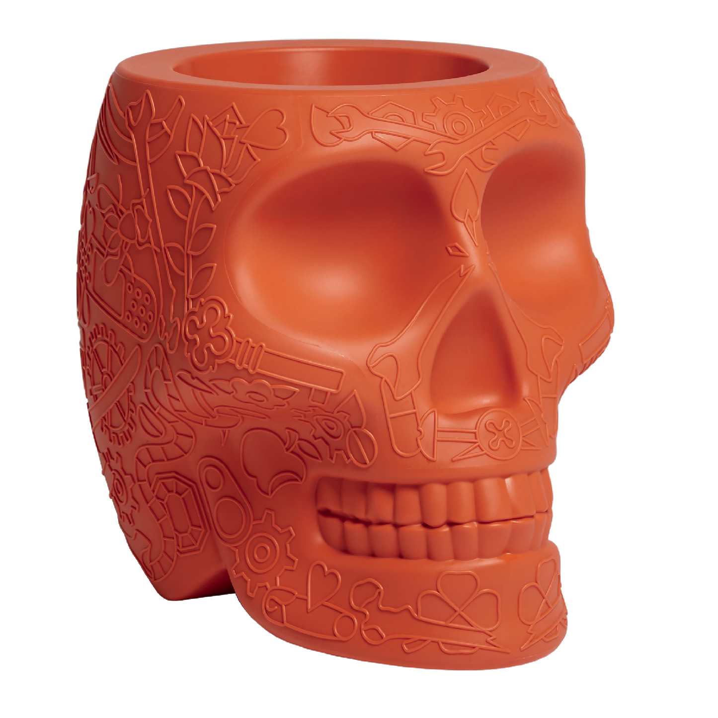 Skull-Shaped Planter Champagne Cooler | Qeeboo Mexico | Italianfurniture.com