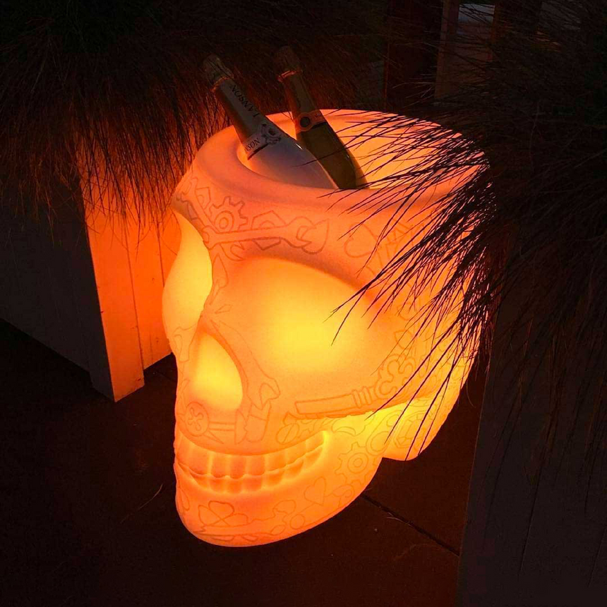 LED Planter & Champagne Cooler Lamp | Qeeboo Mexico | Italianfurniture.com