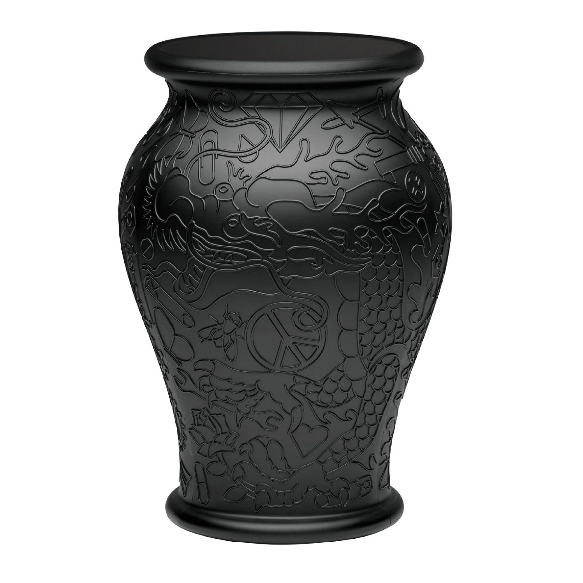 Vase-Shaped Stool Side Table | Qeeboo Ming | Italianfurniture.com