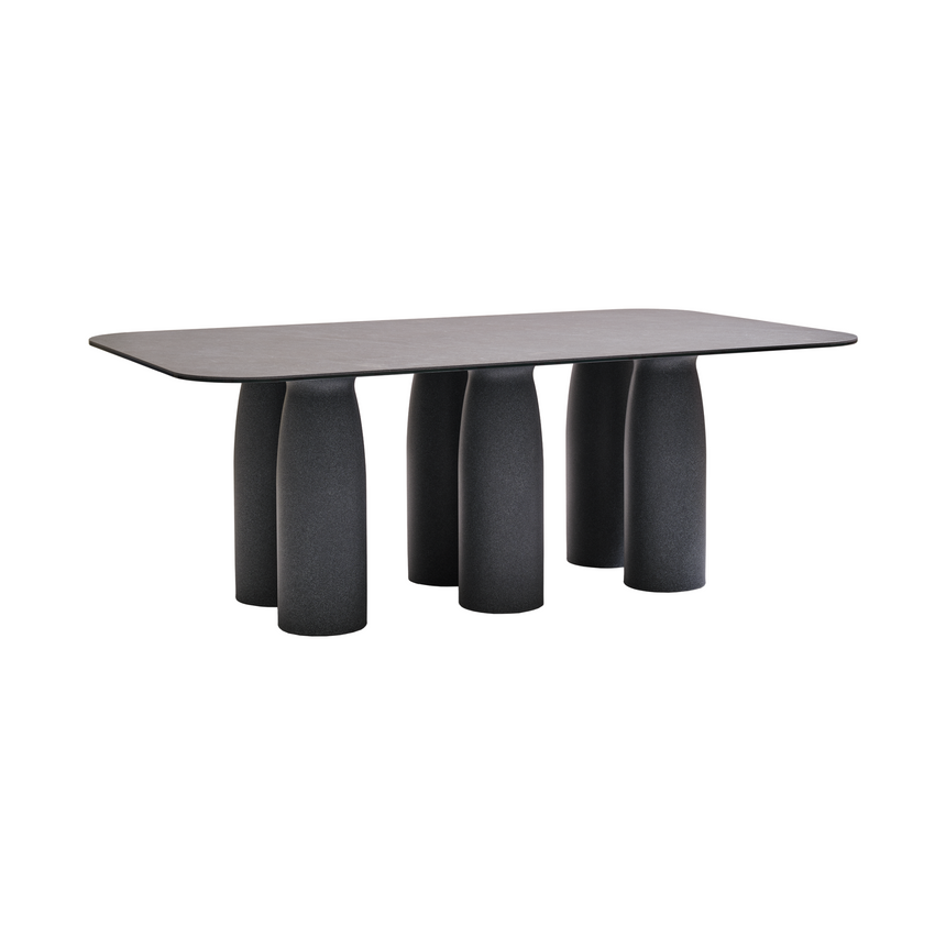 Six-Legged Rectangular Dining Table | Qeeboo Toto | Italianfurniture.com