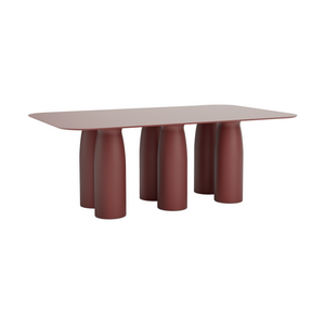Six-Legged Rectangular Dining Table | Qeeboo Toto | Italianfurniture.com