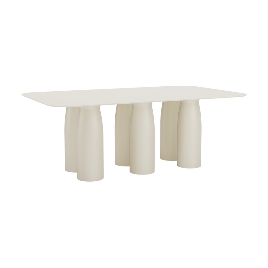 Six-Legged Rectangular Dining Table | Qeeboo Toto | Italianfurniture.com