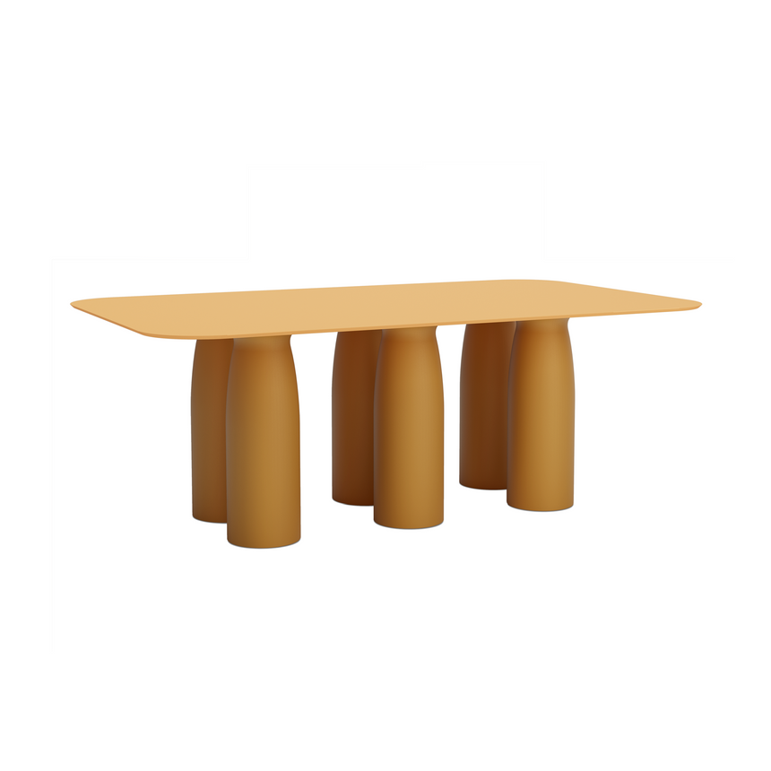 Six-Legged Rectangular Dining Table | Qeeboo Toto | Italianfurniture.com