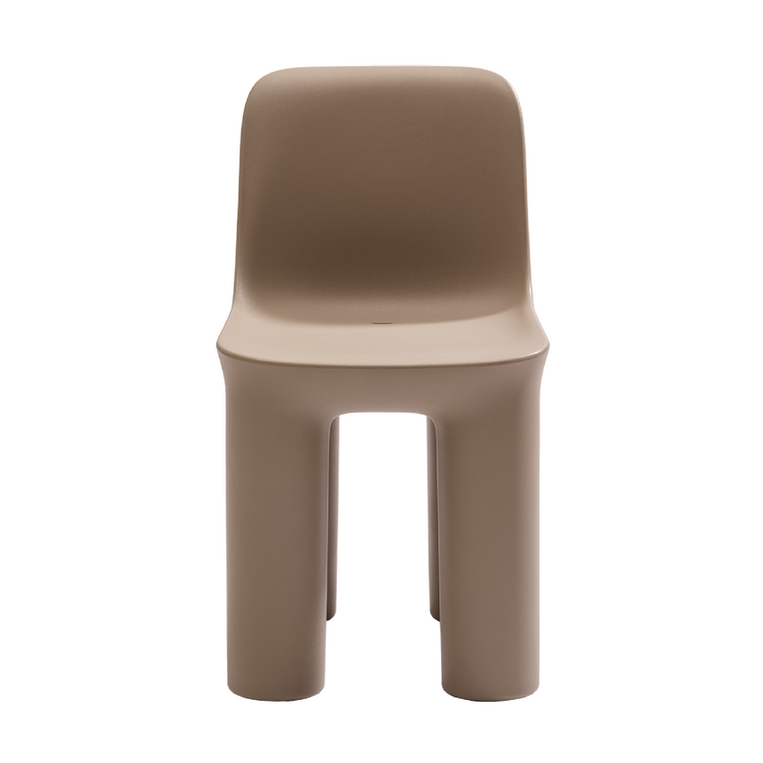 Chunky Cylindrical Legs Dining Chair | Tata Qeeboo | Italianfurniture.com