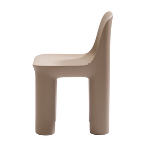 Chunky Cylindrical Legs Dining Chair | Tata Qeeboo | Italianfurniture.com