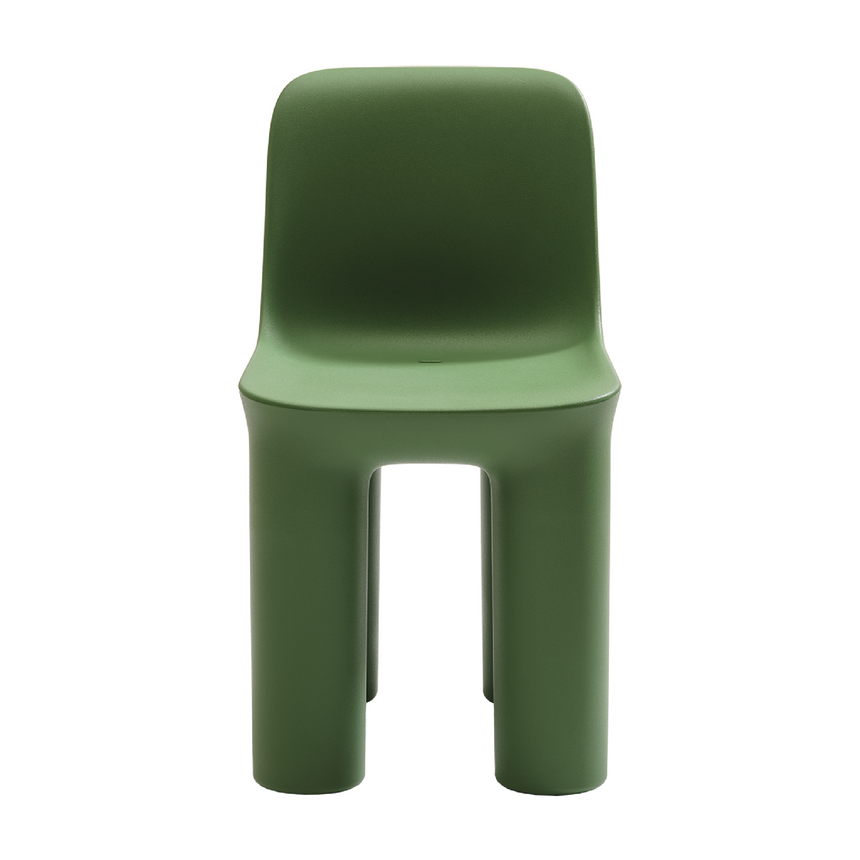 Chunky Cylindrical Legs Dining Chair | Tata Qeeboo | Italianfurniture.com