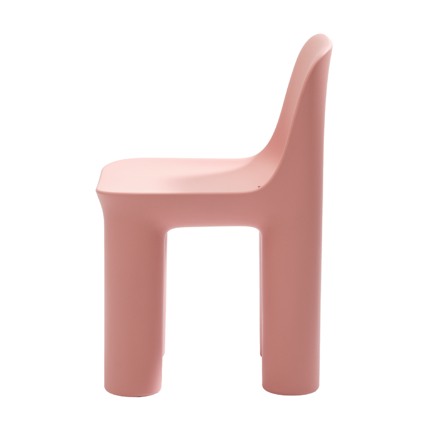 Chunky Cylindrical Legs Dining Chair | Tata Qeeboo | Italianfurniture.com