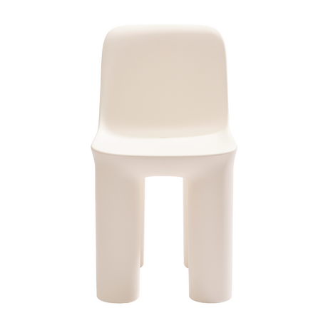 Chunky Cylindrical Legs Dining Chair | Tata Qeeboo | Italianfurniture.com