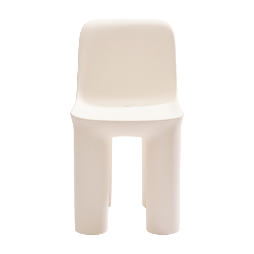 Chunky Cylindrical Legs Dining Chair | Tata Qeeboo | Italianfurniture.com