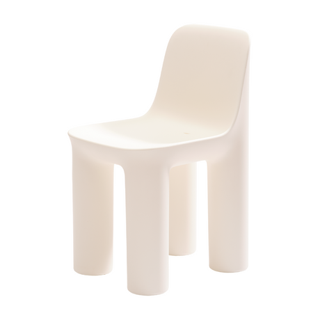Chunky Cylindrical Legs Dining Chair | Tata Qeeboo | Italianfurniture.com