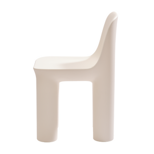 Chunky Cylindrical Legs Dining Chair | Tata Qeeboo | Italianfurniture.com