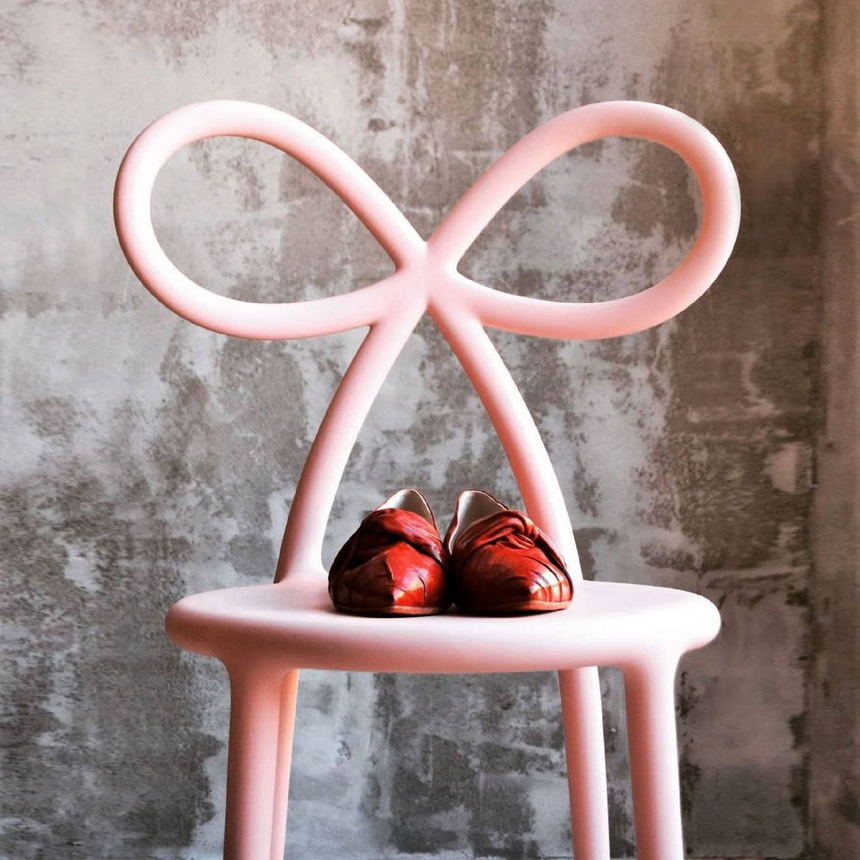 Bow Design Dining Chair | Qeeboo Ribbon | Italianfurniture.com