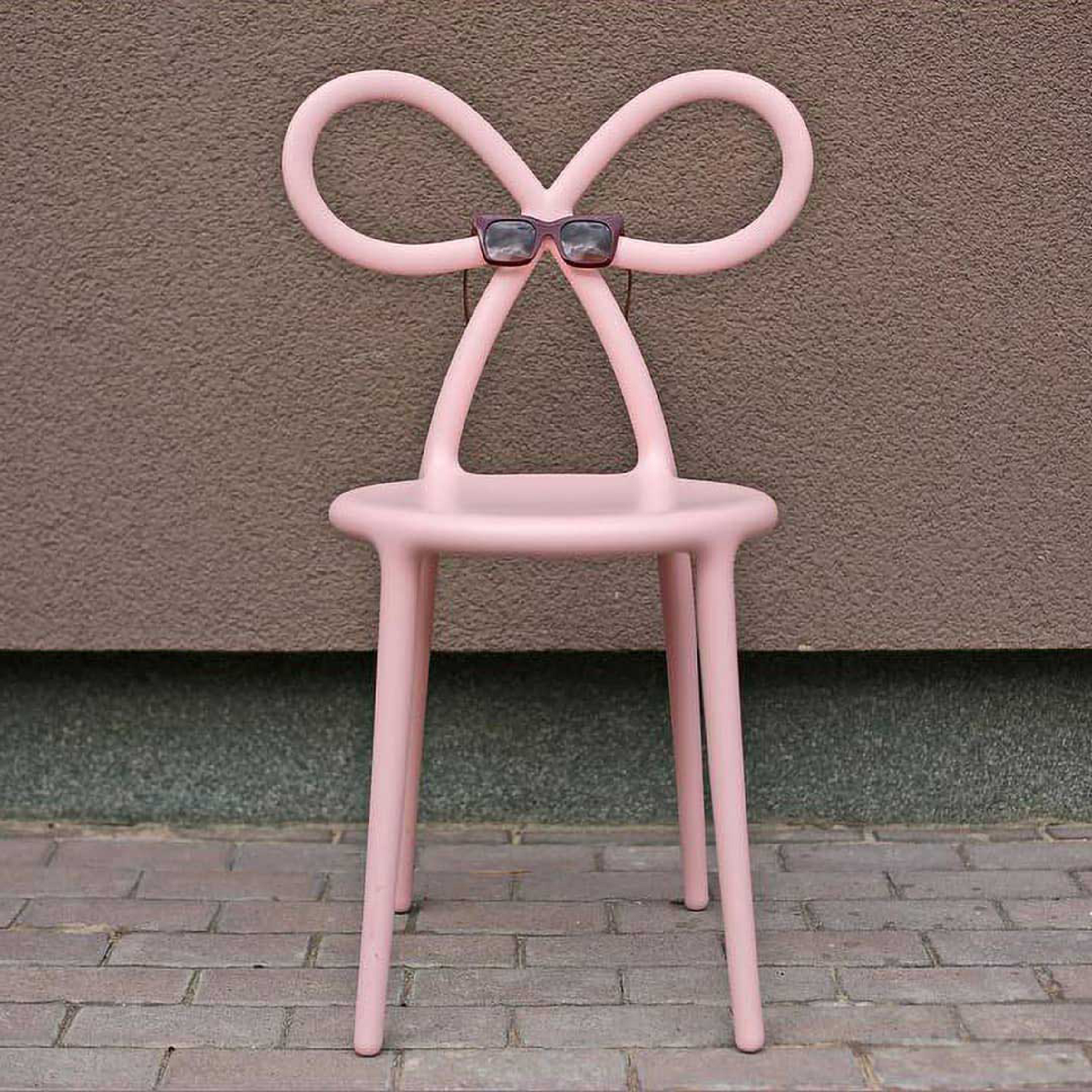 Modern Chic Dining Chair Set (2) | Qeeboo Ribbon | Italianfurniture.com