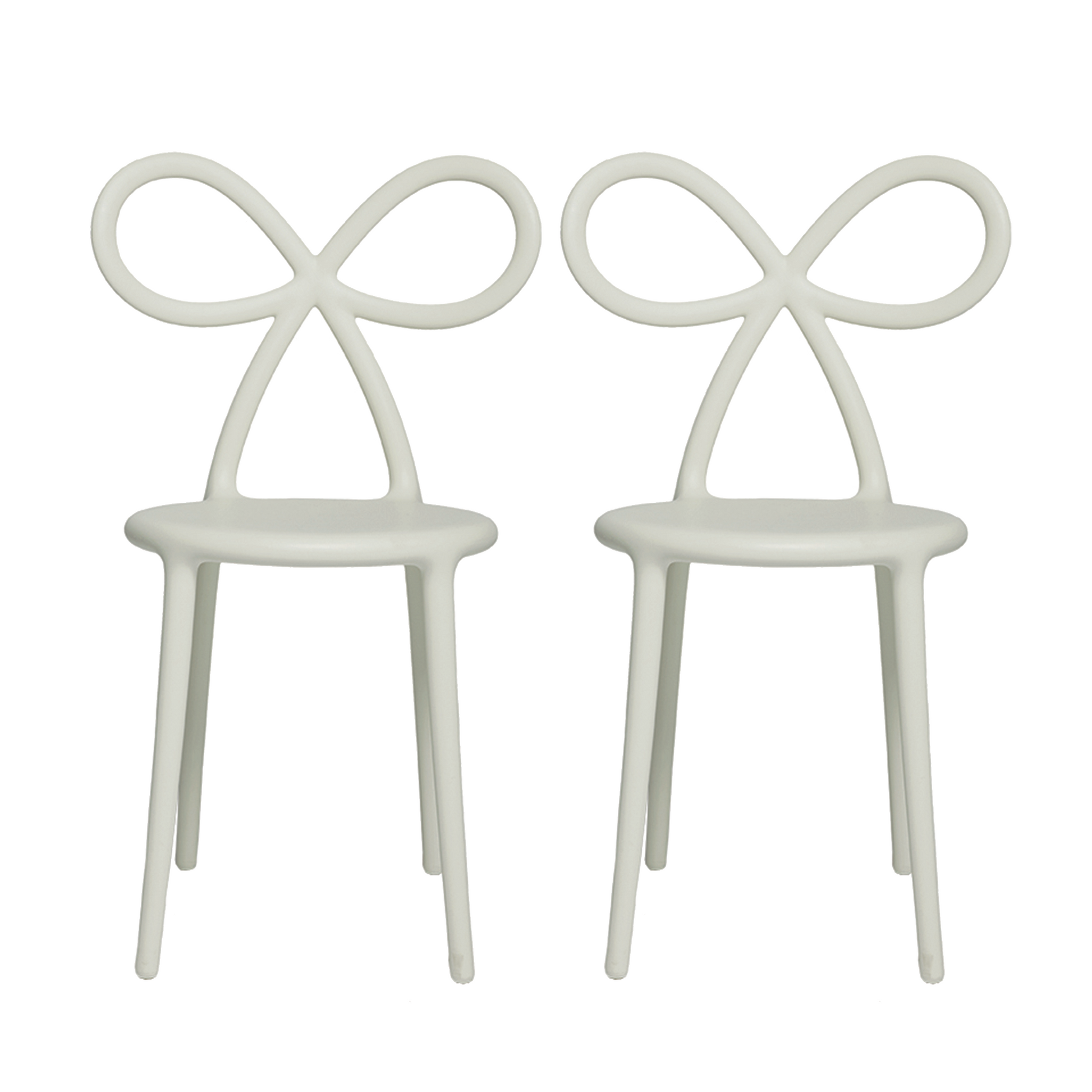 Modern Chic Dining Chair Set (2) | Qeeboo Ribbon | Italianfurniture.com