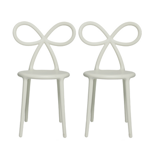 Modern Chic Dining Chair Set (2) | Qeeboo Ribbon | Italianfurniture.com