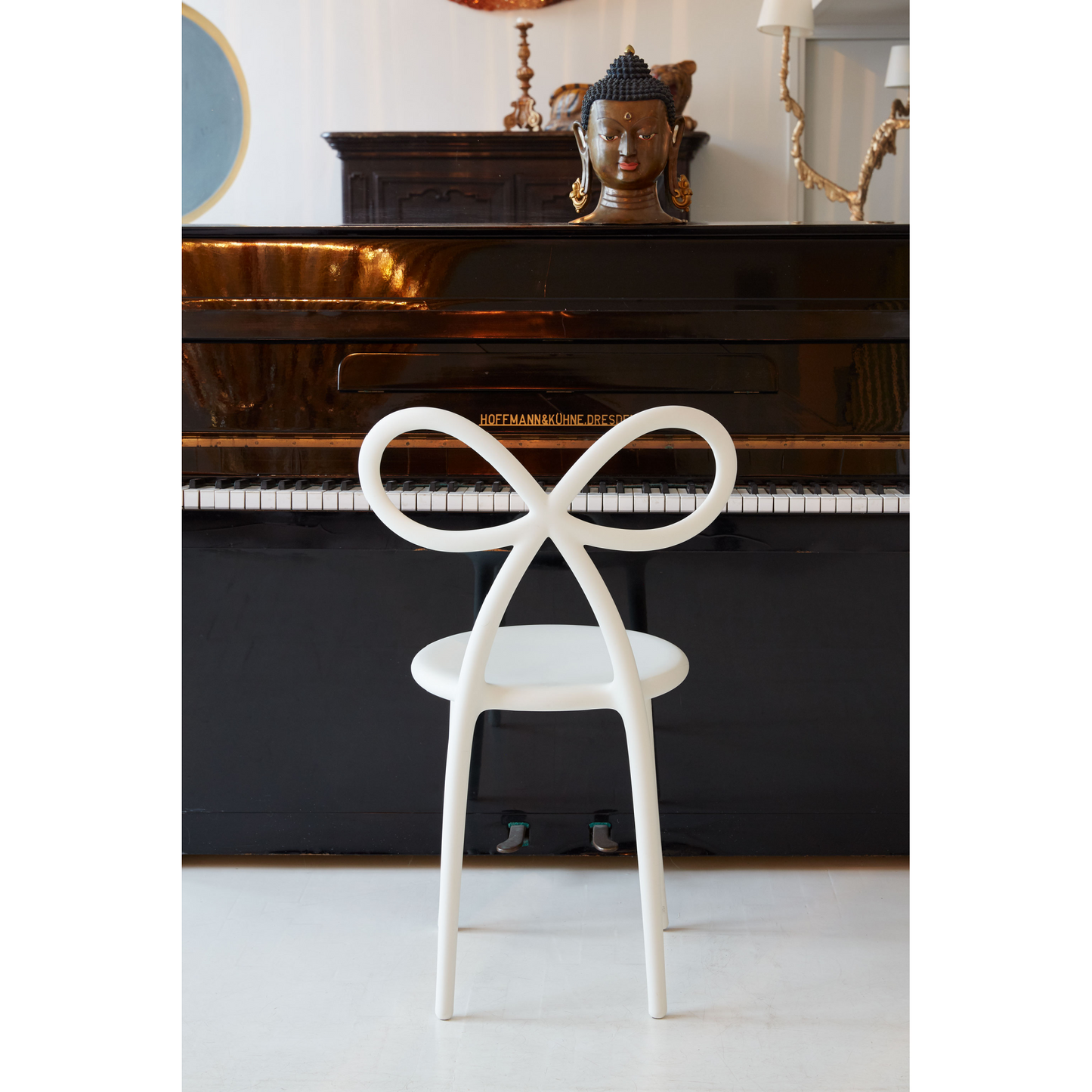 Modern Chic Dining Chair Set (2) | Qeeboo Ribbon | Italianfurniture.com