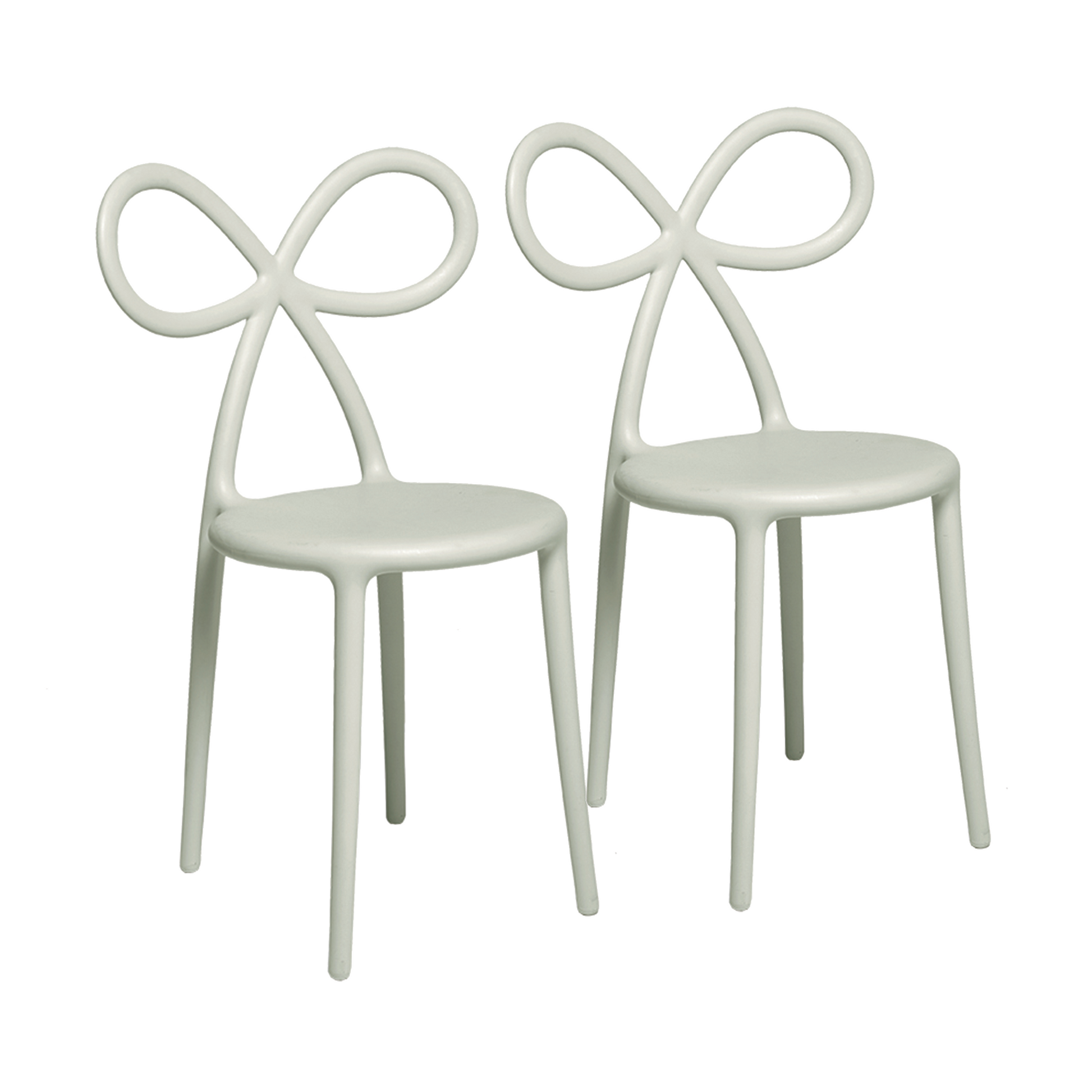 Modern Chic Dining Chair Set (2) | Qeeboo Ribbon | Italianfurniture.com