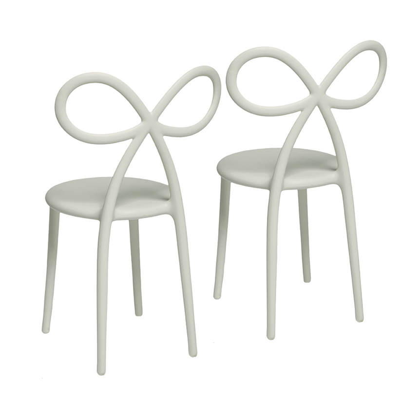 Modern Chic Dining Chair Set (2) | Qeeboo Ribbon | Italianfurniture.com