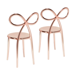 Modern Chic Dining Chair Set (2) | Qeeboo Ribbon | Italianfurniture.com