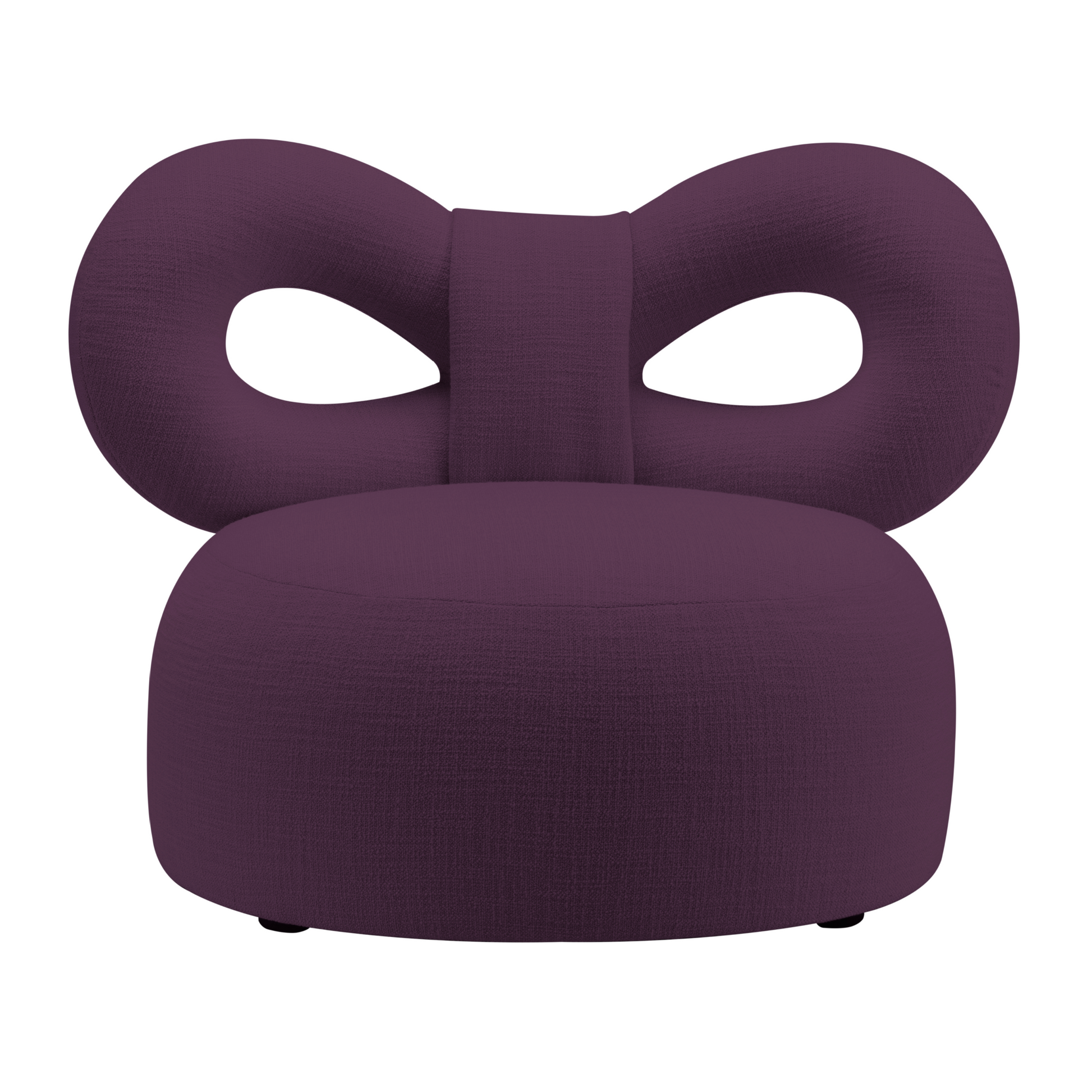 Upholstered Bow Lounge Chair | Qeeboo Ribbon | Italianfurniture.com