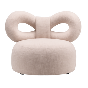 Upholstered Bow Lounge Chair | Qeeboo Ribbon | Italianfurniture.com