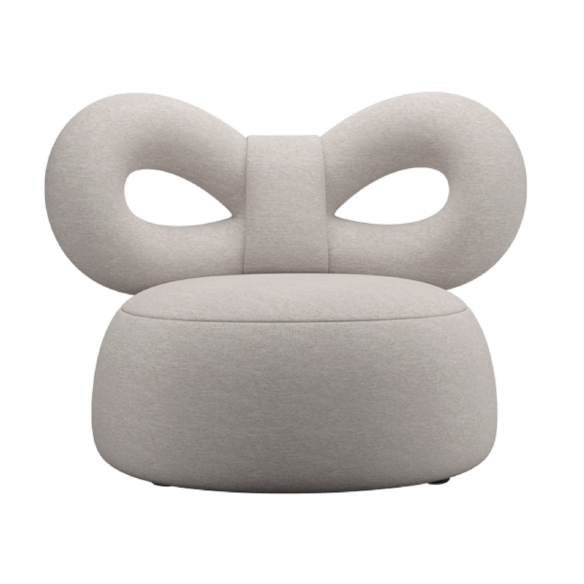 Upholstered Bow Lounge Chair | Qeeboo Ribbon | Italianfurniture.com