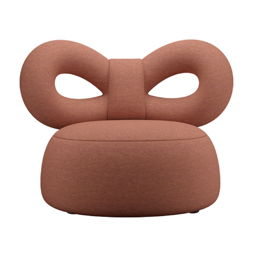 Upholstered Bow Lounge Chair | Qeeboo Ribbon | Italianfurniture.com