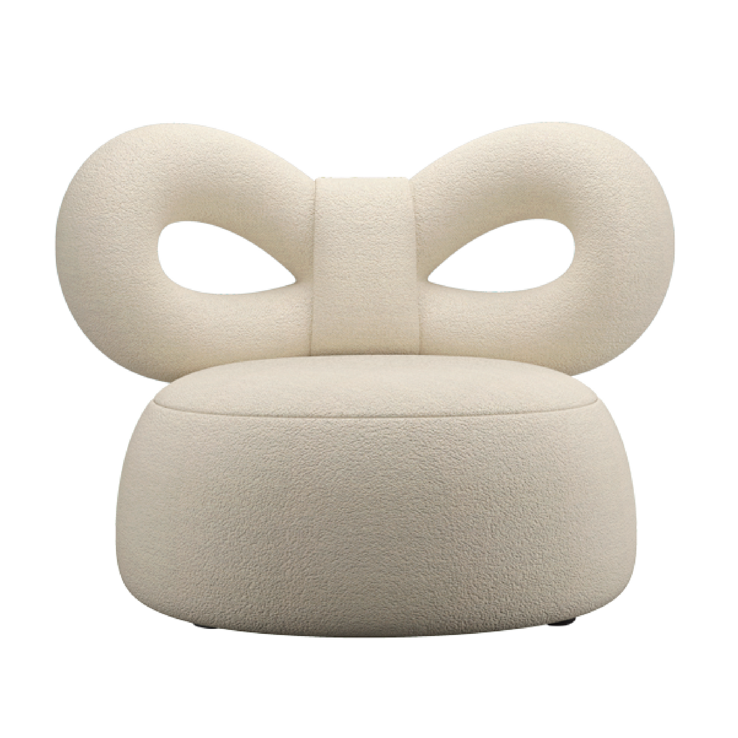 Upholstered Bow Lounge Chair | Qeeboo Ribbon | Italianfurniture.com