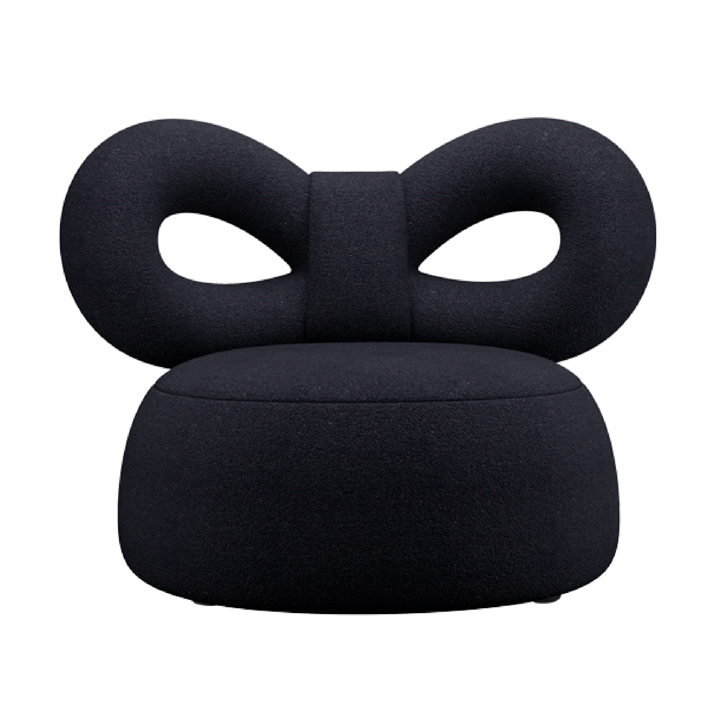 Upholstered Bow Lounge Chair | Qeeboo Ribbon | Italianfurniture.com