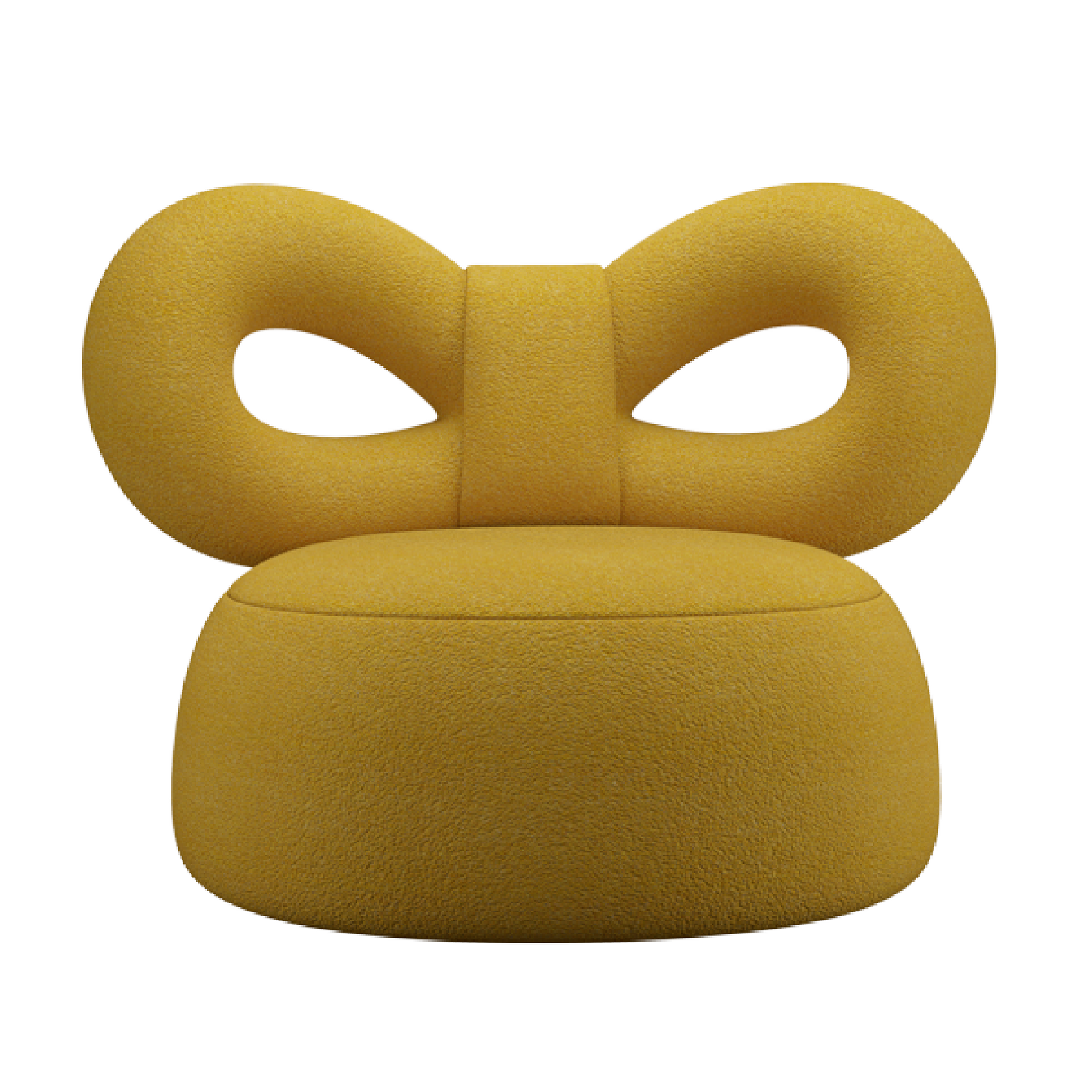 Upholstered Bow Lounge Chair | Qeeboo Ribbon | Italianfurniture.com