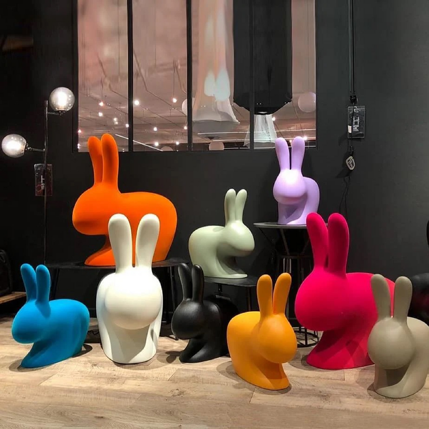 Molded Bunny Chair | Qeeboo Rabbit | Italianfurniture.com