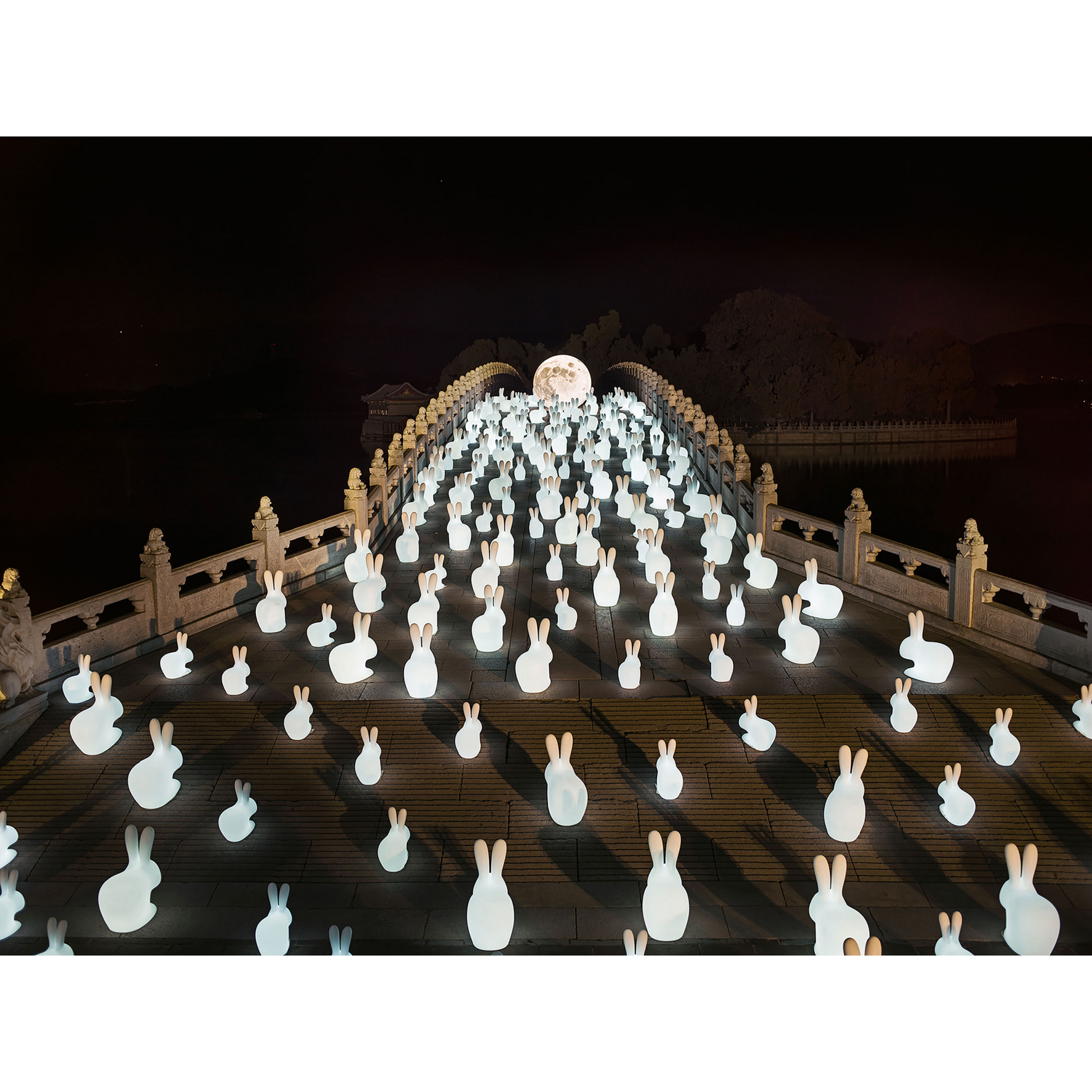 White Rabbit Chair LED Lamp | Qeeboo Rabbit | Italianfurniture.com