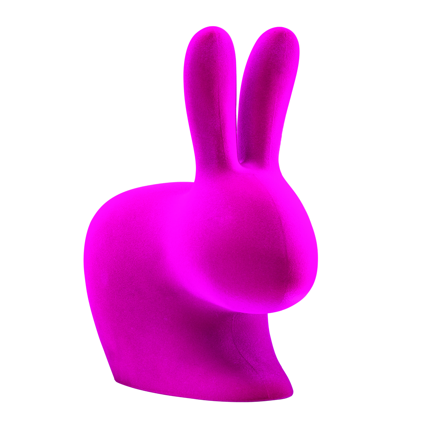 Velvet Sculptural Book End XS | Qeeboo Rabbit | Italianfurniture.com