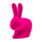 Velvet Sculptural Book End XS | Qeeboo Rabbit | Italianfurniture.com