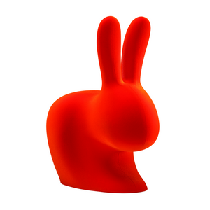 Velvet Sculptural Book End XS | Qeeboo Rabbit | Italianfurniture.com