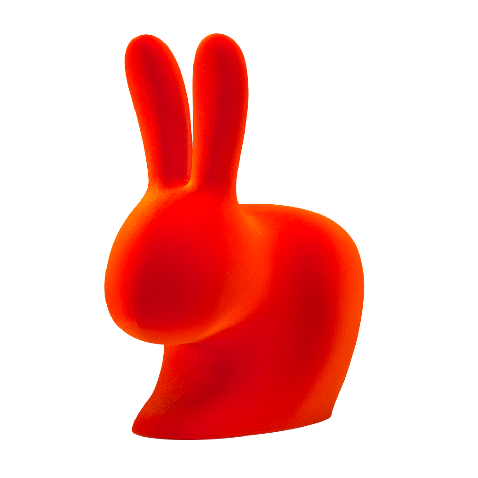 Velvet Sculptural Book End XS | Qeeboo Rabbit | Italianfurniture.com