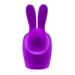 Velvet Sculptural Book End XS | Qeeboo Rabbit | Italianfurniture.com