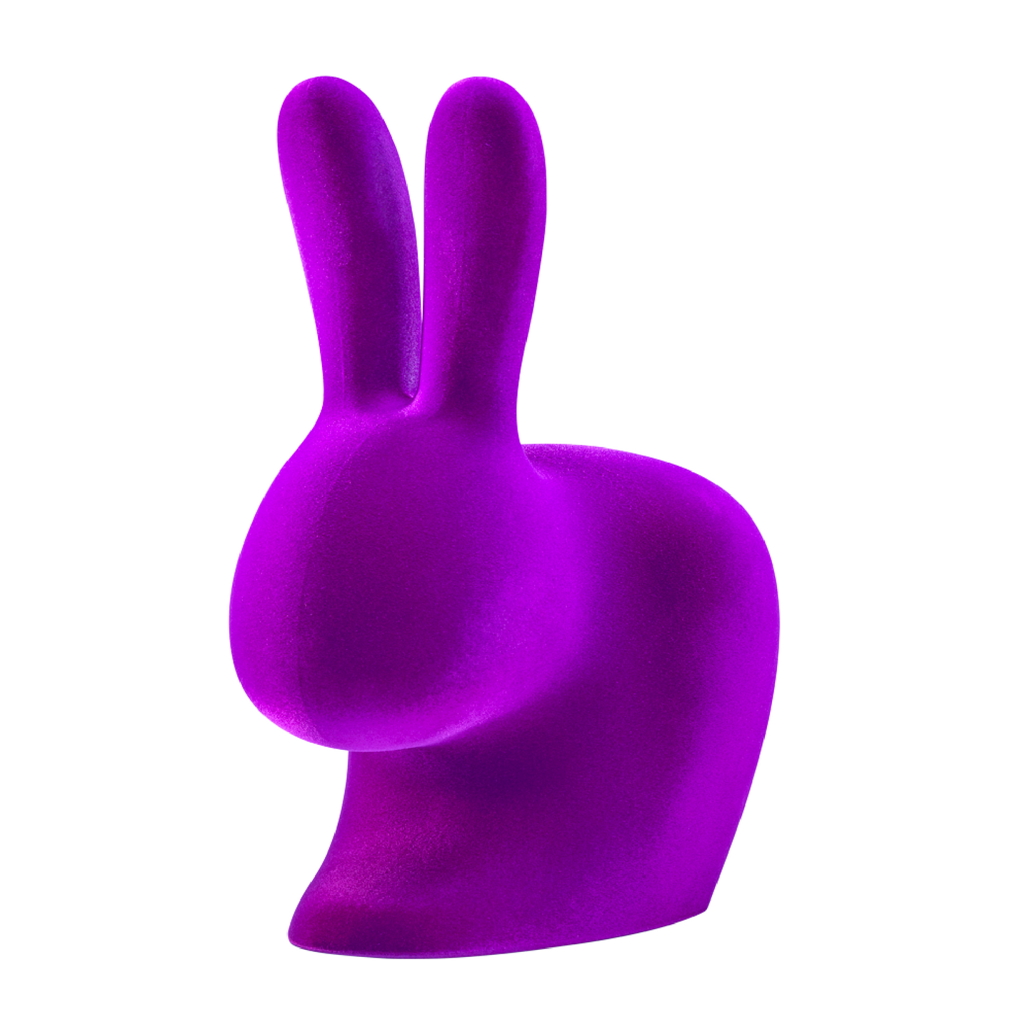 Velvet Sculptural Book End XS | Qeeboo Rabbit | Italianfurniture.com