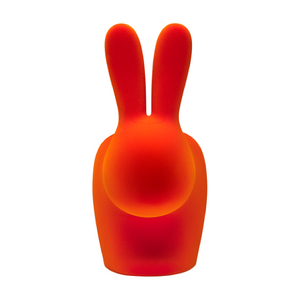 Velvet Sculptured Kid's Chair | Qeeboo Rabbit | Italianfurniture.com