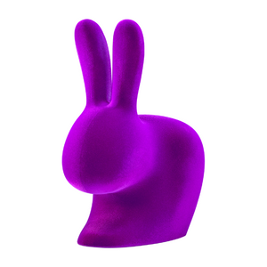 Velvet Bunny Accent Chair | Qeeboo Rabbit | Italianfurniture.om