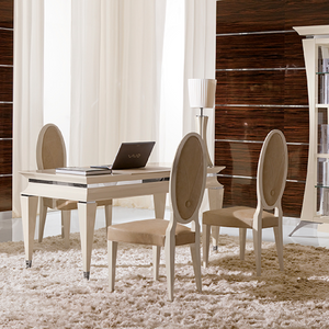 Elegant Writing Desk with Glossy Finish | Redeco Charne | Italianfurniturecom