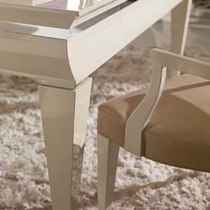 Elegant Writing Desk with Glossy Finish | Redeco Charne | Italianfurniturecom