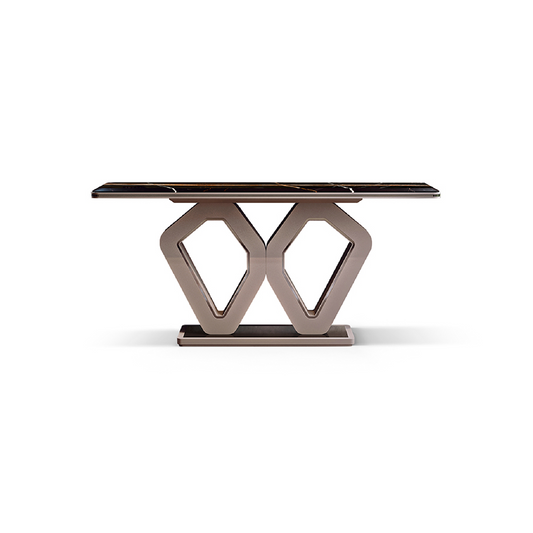 Pedestal Console Table Geometric Base | Redeco Hanami | Italianfurniture.com