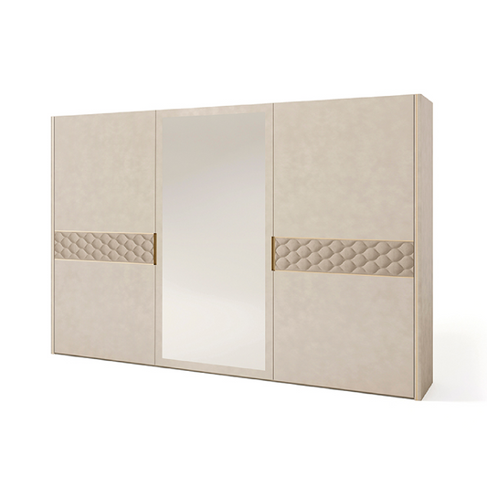 Three-Door Wardrobe Central Mirror Panel | Redeco Hanami