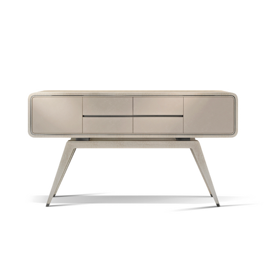 Rectangular High-Gloss Sideboard with Soft-Close Drawers | Redeco Hanami