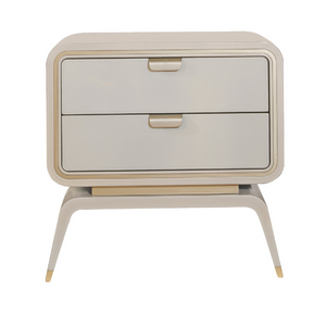 Retro-Inspired Two-Drawer Nightstand | Redeco Hanami