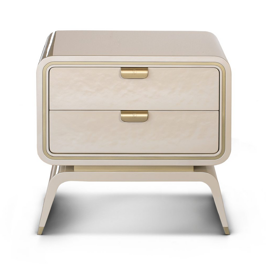 Retro-Inspired Two-Drawer Nightstand | Redeco Hanami