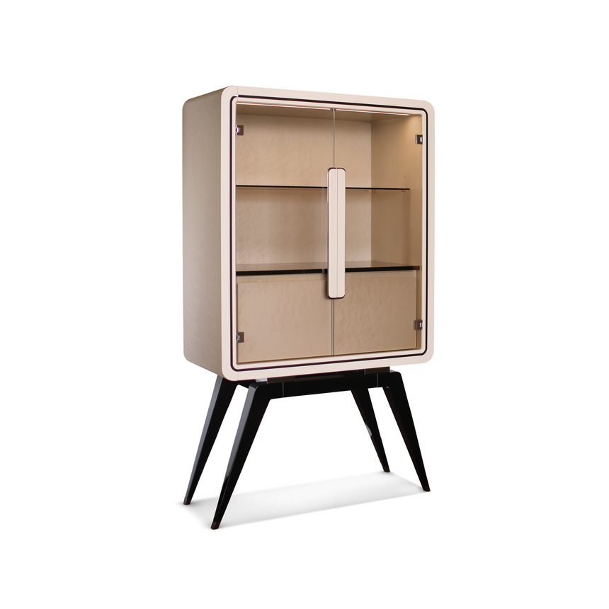 Mid-Centry Wooden Bar Cabinet | Redeco Hanami